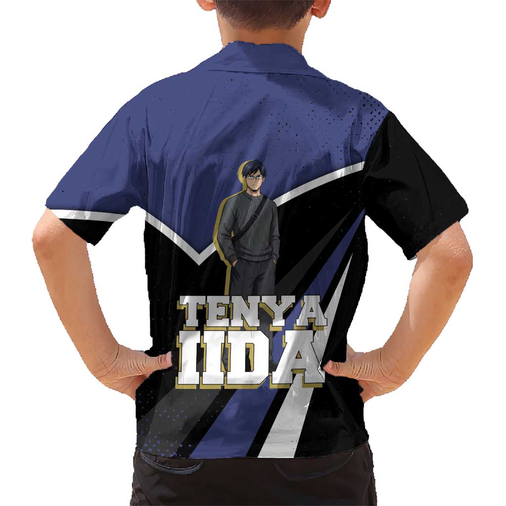 Tenya Iida My Hero Academia Family Matching Short Sleeve Bodycon Dress and Hawaiian Shirt Anime Grunge Splatter Graphic Style