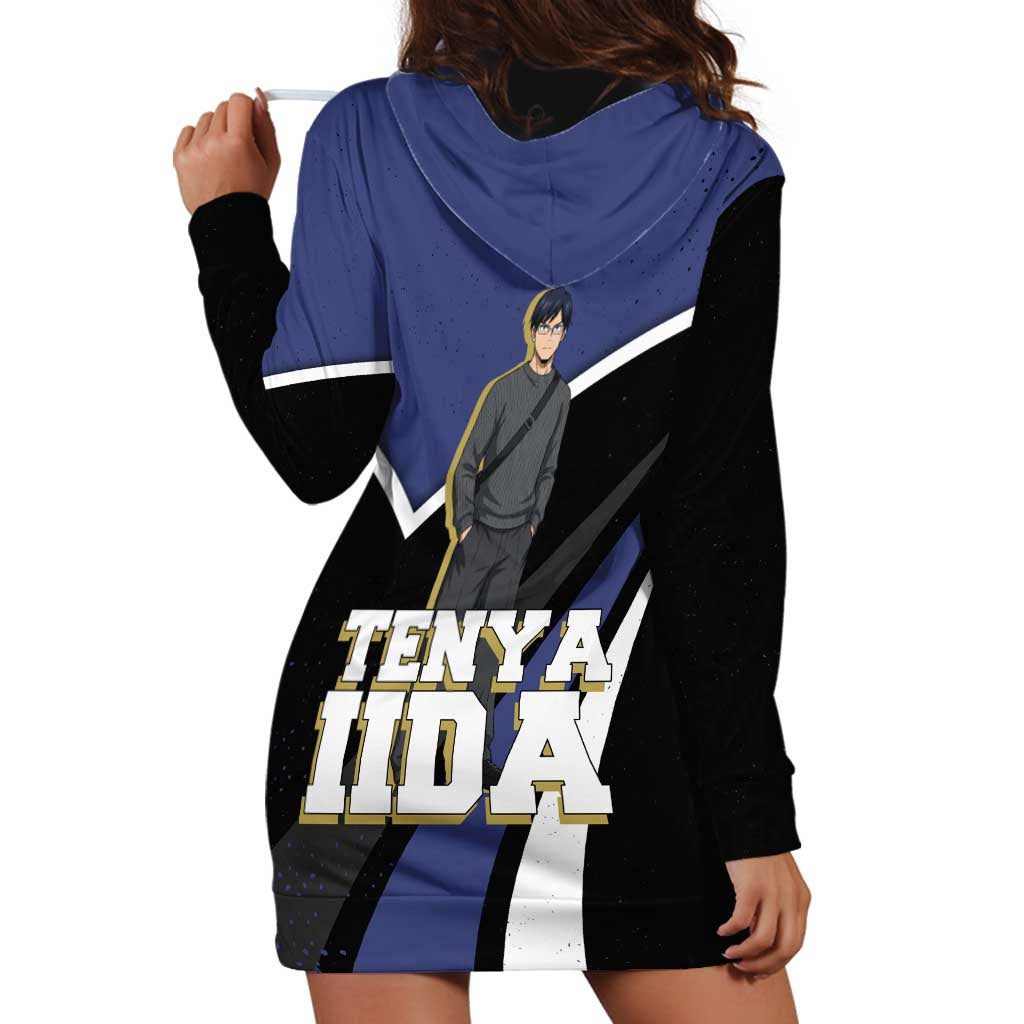 Tenya Iida My Hero Academia Hoodie Dress Anime Grunge Splatter Graphic Style