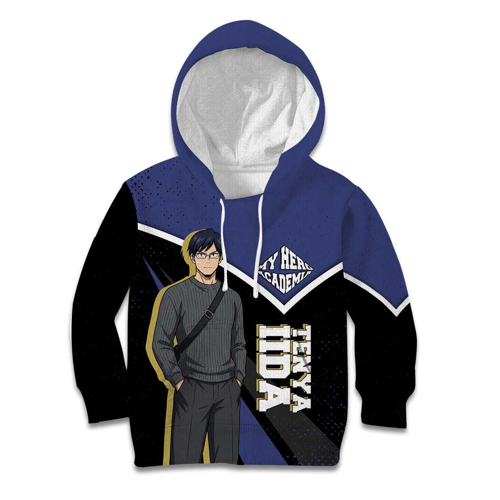 Tenya Iida My Hero Academia Kid Hoodie Anime Grunge Splatter Graphic Style