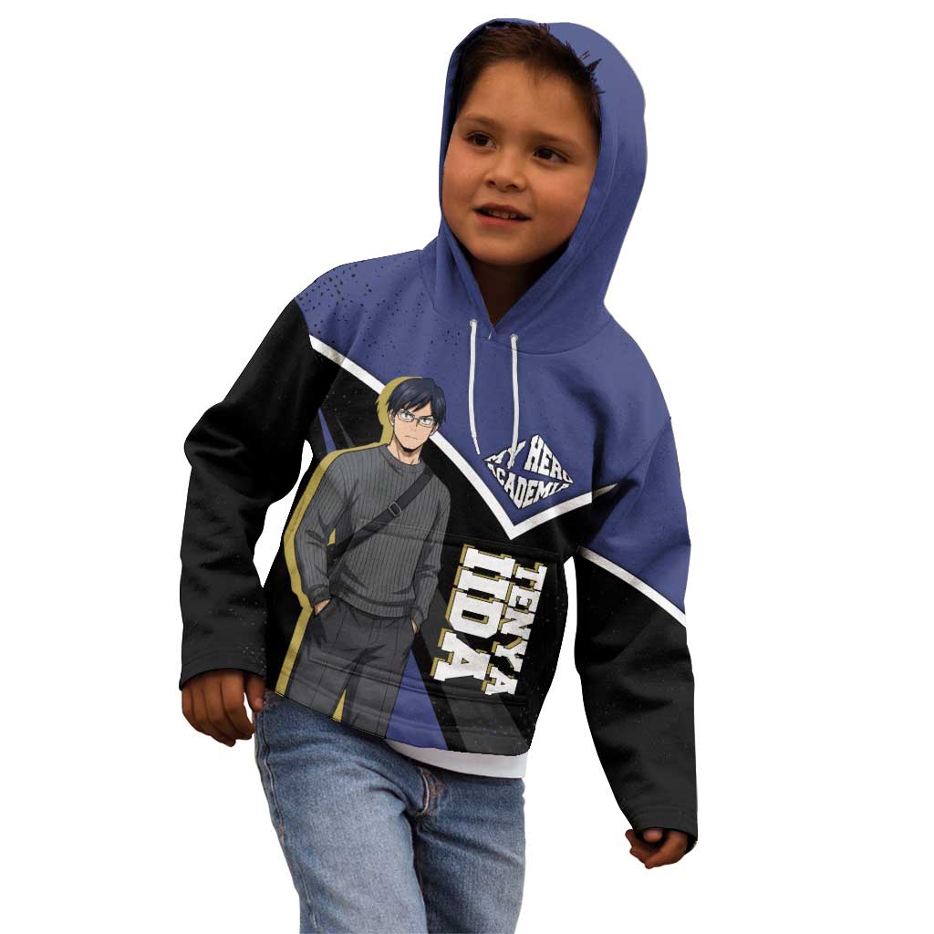 Tenya Iida My Hero Academia Kid Hoodie Anime Grunge Splatter Graphic Style