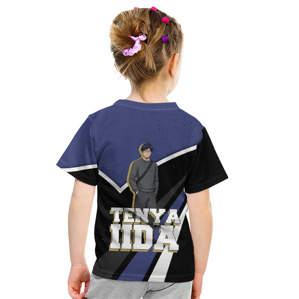 Tenya Iida My Hero Academia Kid T Shirt Anime Grunge Splatter Graphic Style