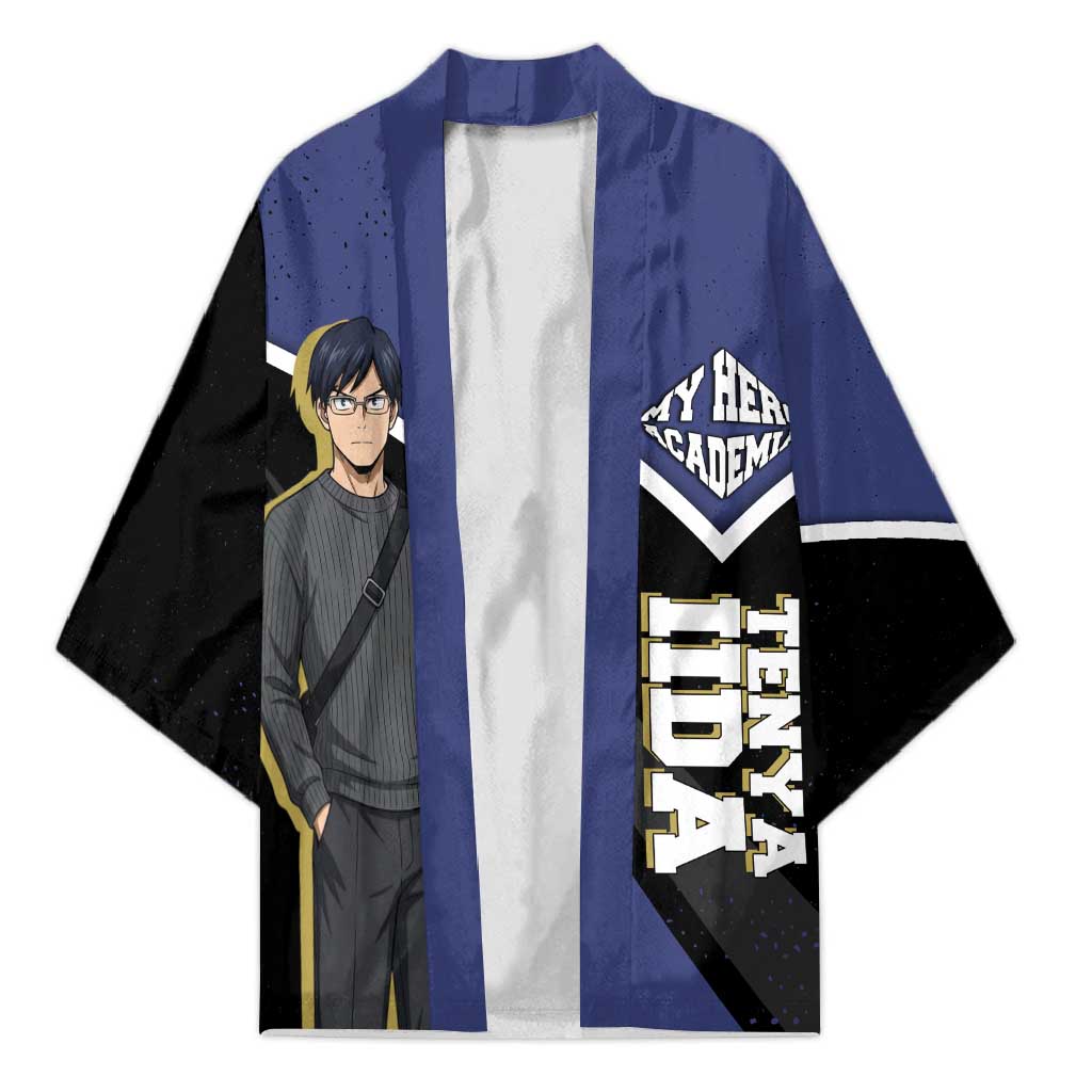 Tenya Iida My Hero Academia Kimono Anime Grunge Splatter Graphic Style