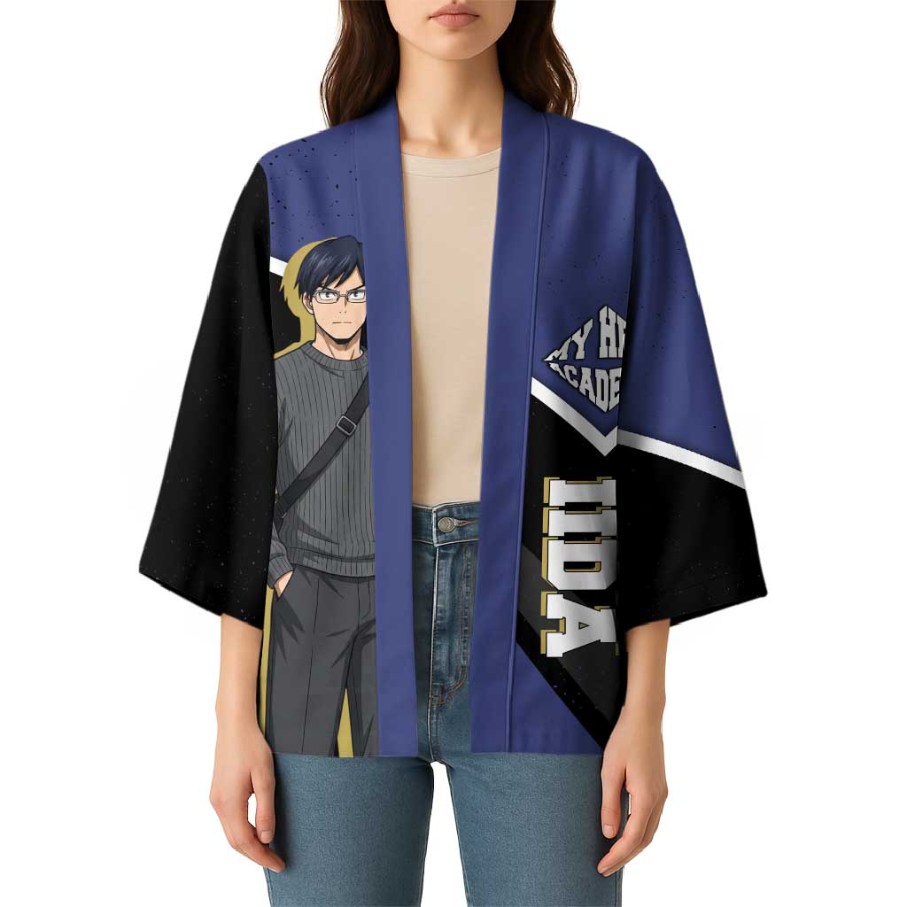 Tenya Iida My Hero Academia Kimono Anime Grunge Splatter Graphic Style