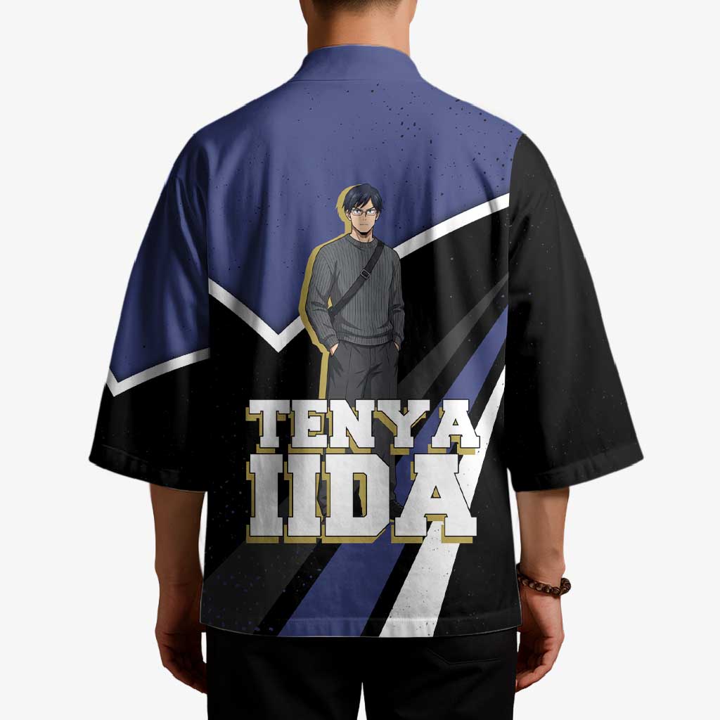 Tenya Iida My Hero Academia Kimono Anime Grunge Splatter Graphic Style