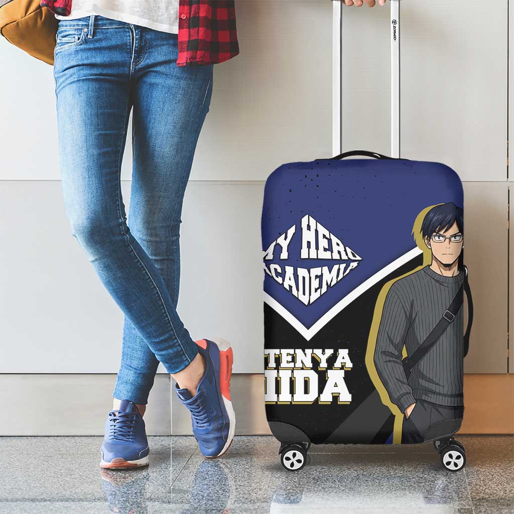 Tenya Iida My Hero Academia Luggage Cover Anime Grunge Splatter Graphic Style