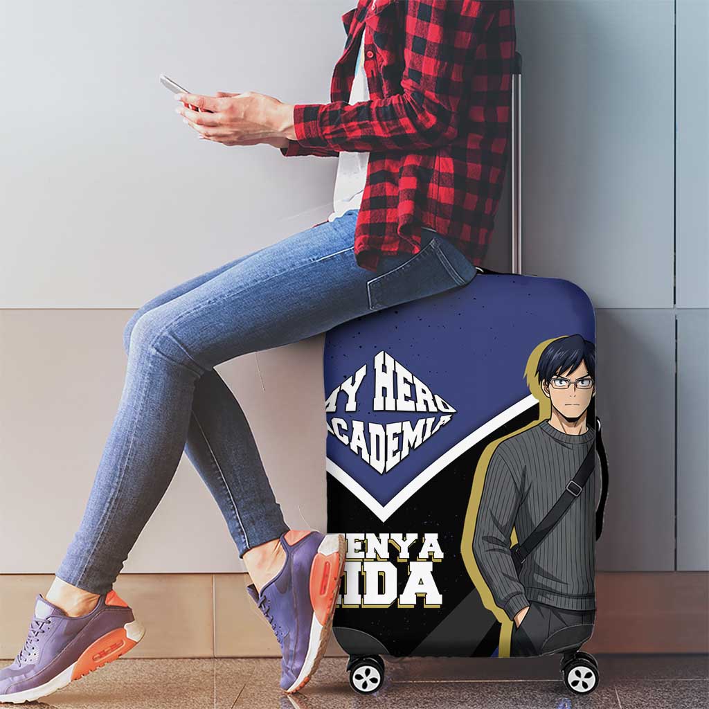Tenya Iida My Hero Academia Luggage Cover Anime Grunge Splatter Graphic Style