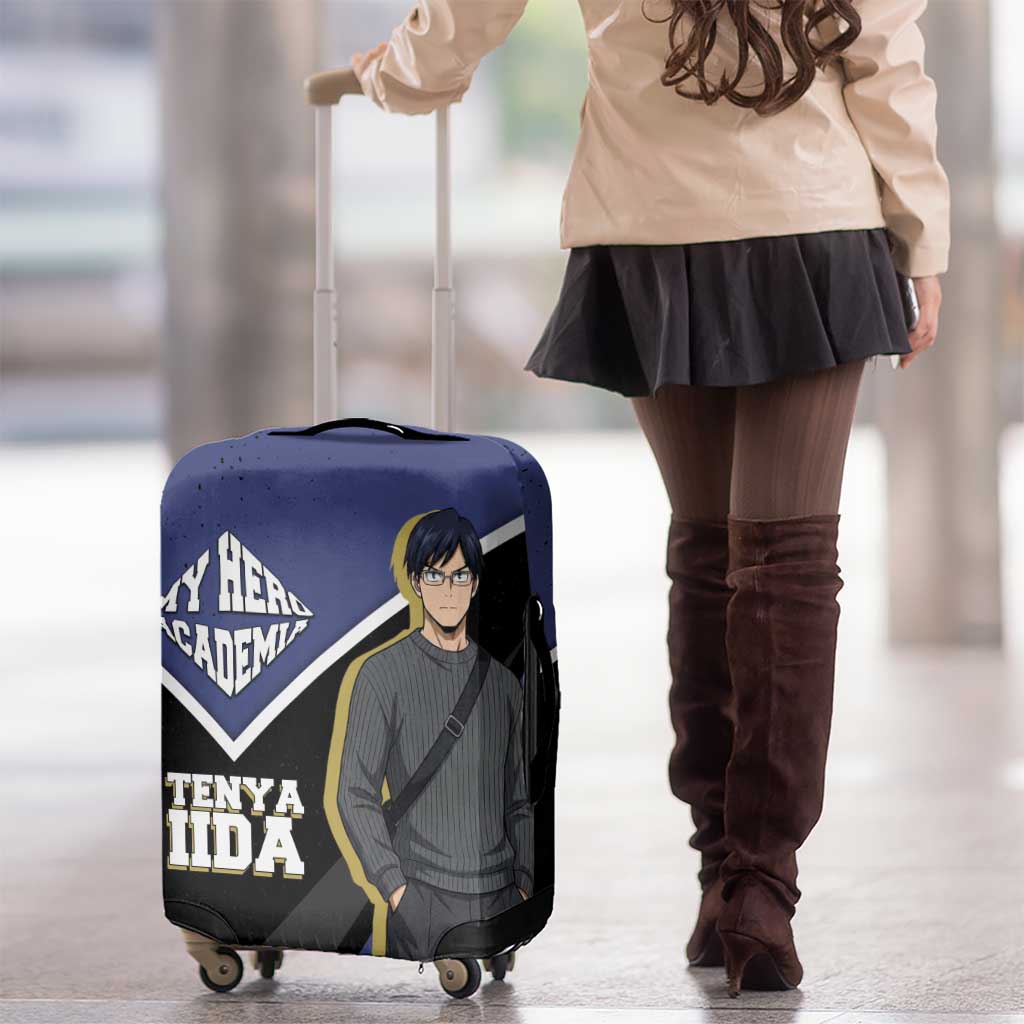 Tenya Iida My Hero Academia Luggage Cover Anime Grunge Splatter Graphic Style