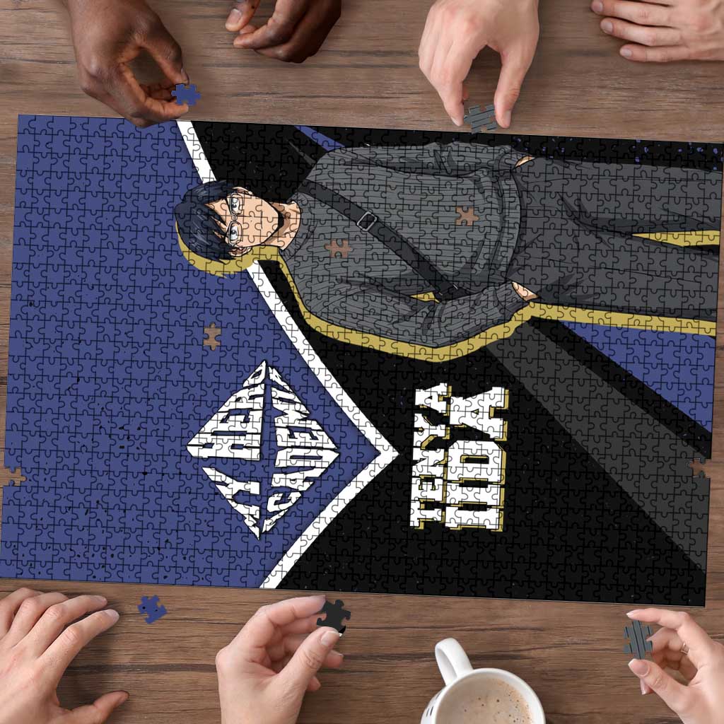 Tenya Iida My Hero Academia Puzzle Anime Grunge Splatter Graphic Style