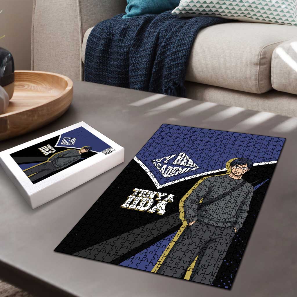 Tenya Iida My Hero Academia Puzzle Anime Grunge Splatter Graphic Style