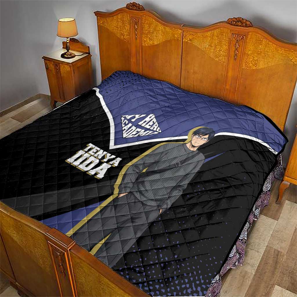 Tenya Iida My Hero Academia Quilt Anime Grunge Splatter Graphic Style