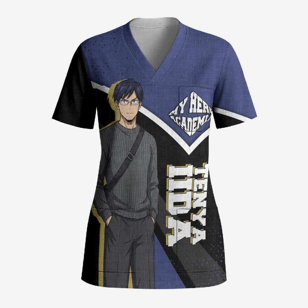 Tenya Iida My Hero Academia Scrub Top Anime Grunge Splatter Graphic Style