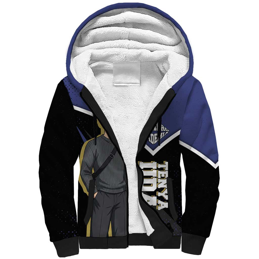 Tenya Iida My Hero Academia Sherpa Hoodie Anime Grunge Splatter Graphic Style