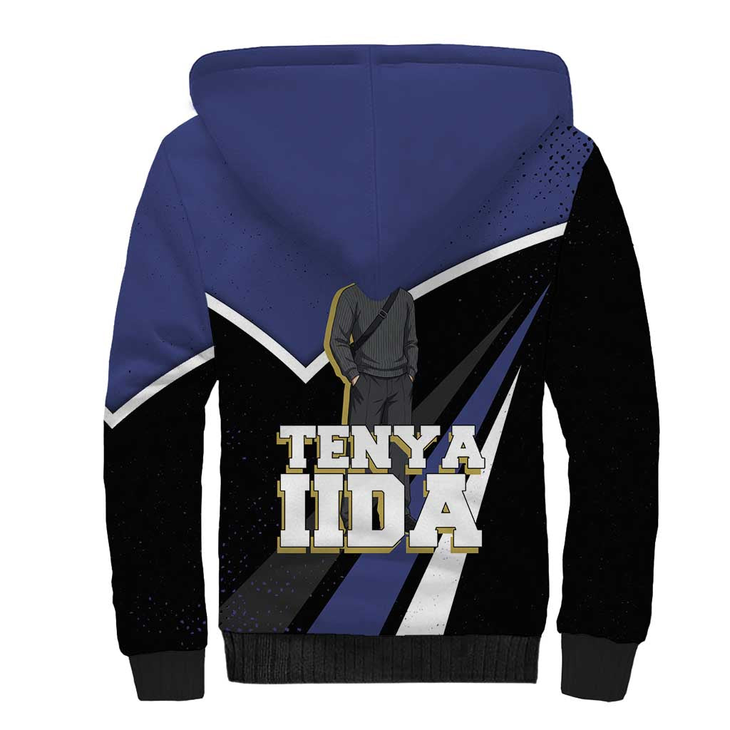 Tenya Iida My Hero Academia Sherpa Hoodie Anime Grunge Splatter Graphic Style