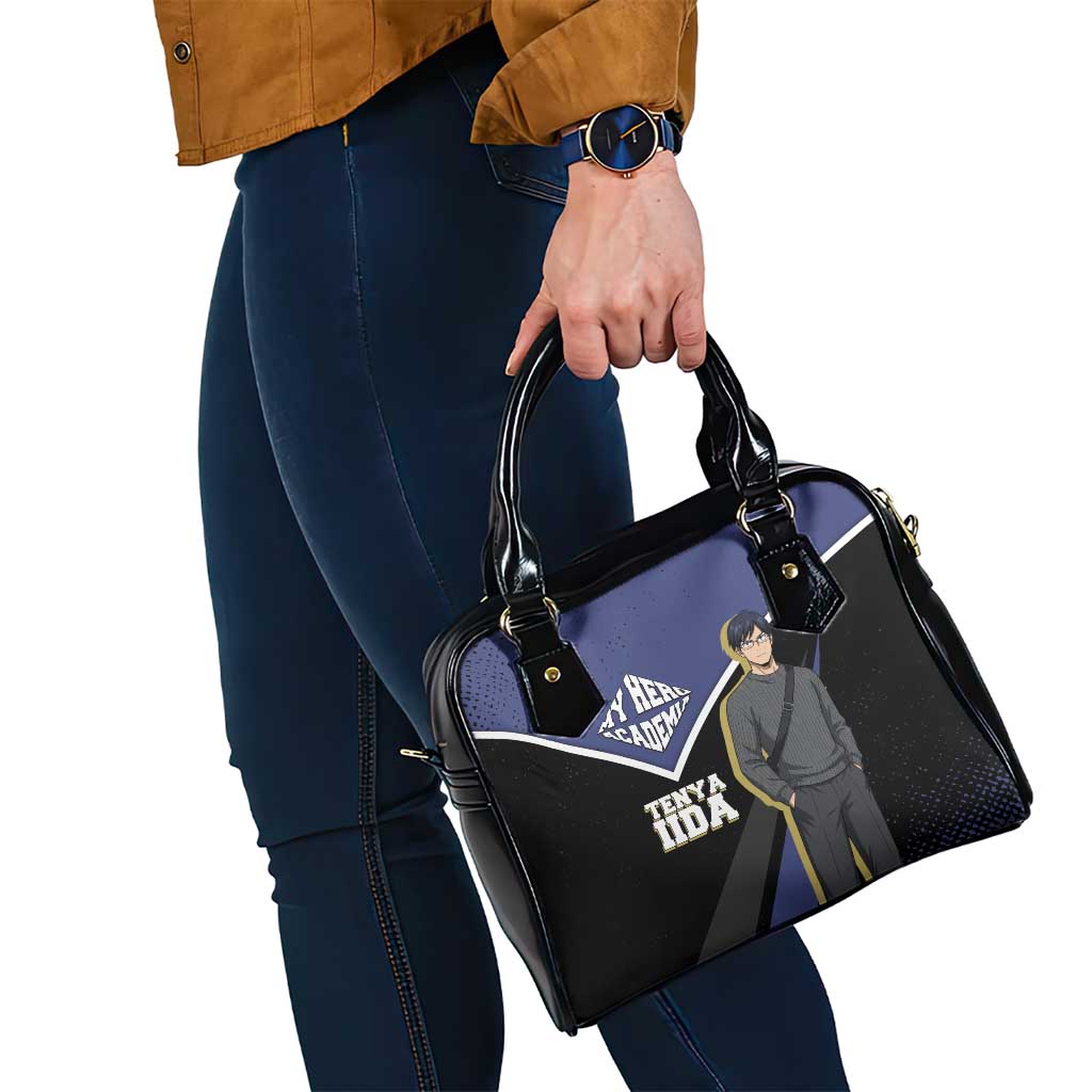 Tenya Iida My Hero Academia Shoulder Handbag Anime Grunge Splatter Graphic Style