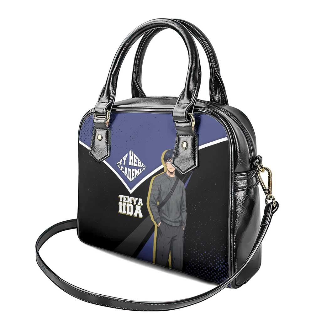 Tenya Iida My Hero Academia Shoulder Handbag Anime Grunge Splatter Graphic Style