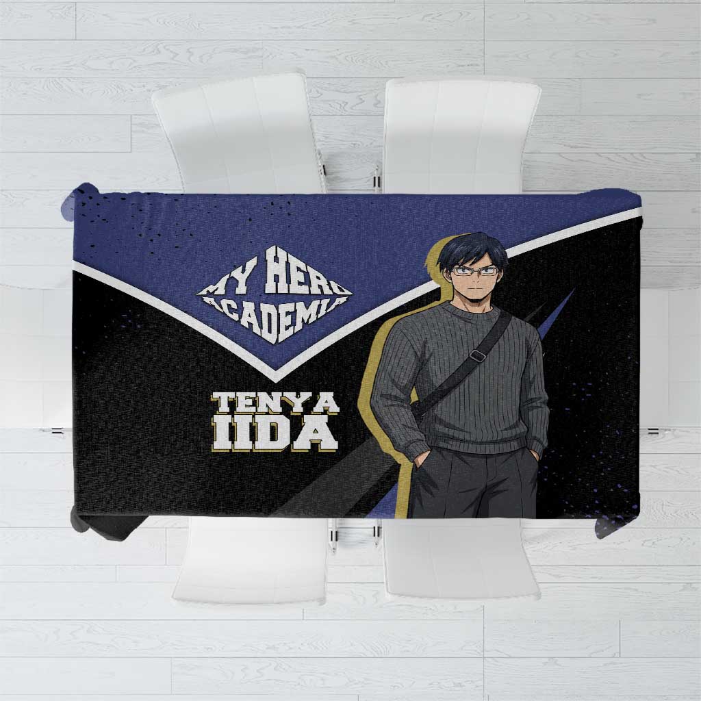 Tenya Iida My Hero Academia Tablecloth Anime Grunge Splatter Graphic Style