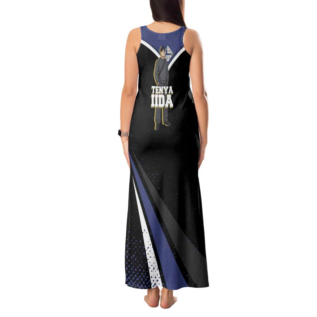 Tenya Iida My Hero Academia Tank Maxi Dress Anime Grunge Splatter Graphic Style