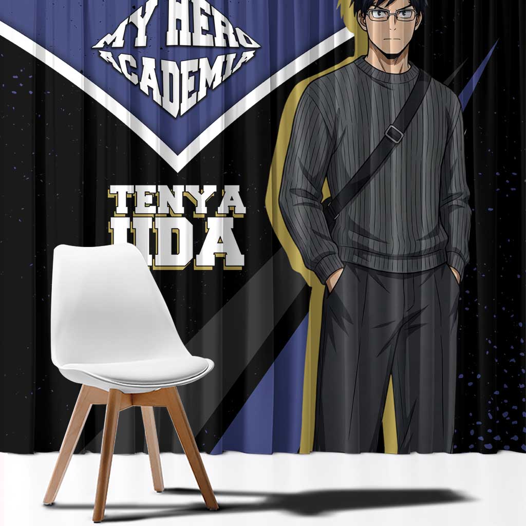 Tenya Iida My Hero Academia Window Curtain Anime Grunge Splatter Graphic Style