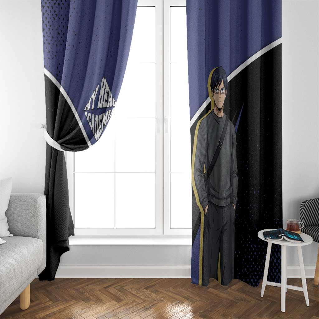 Tenya Iida My Hero Academia Window Curtain Anime Grunge Splatter Graphic Style