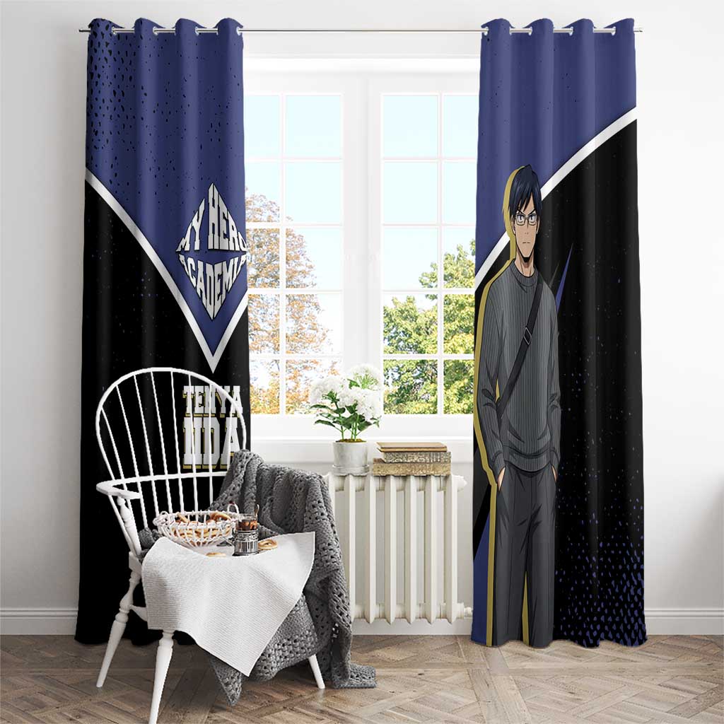Tenya Iida My Hero Academia Window Curtain Anime Grunge Splatter Graphic Style