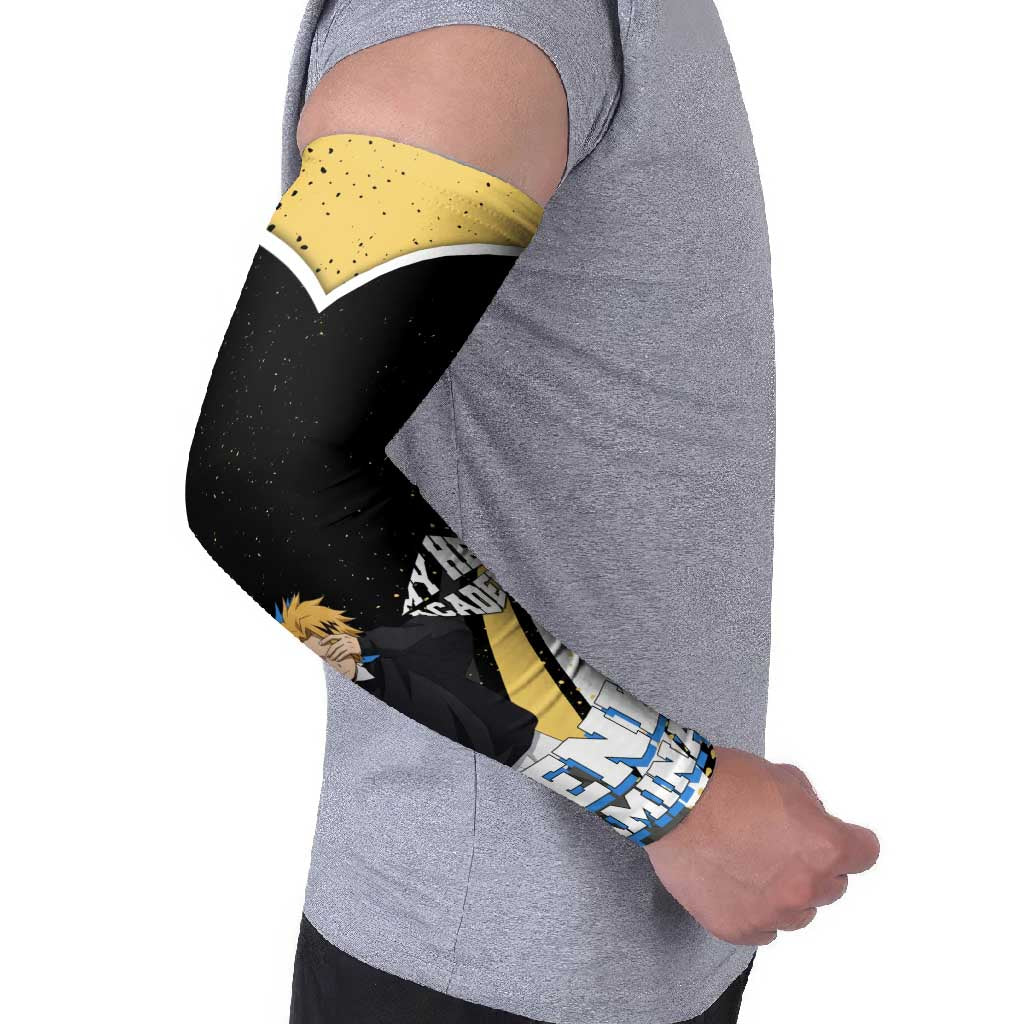 Denki Kaminari My Hero Academia Arm Sleeves Anime Grunge Splatter Graphic Style