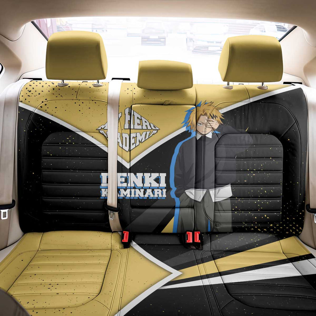 Denki Kaminari My Hero Academia Back Car Seat Cover Anime Grunge Splatter Graphic Style