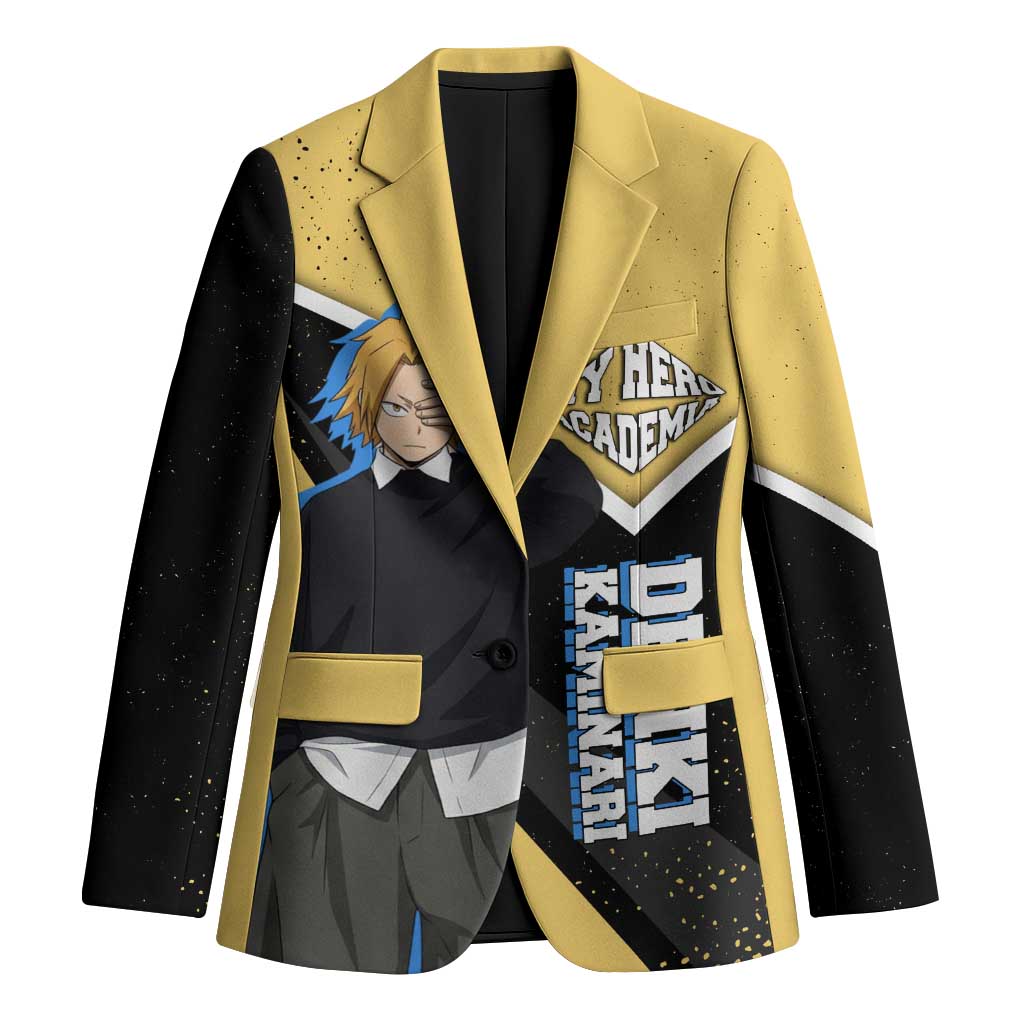 Denki Kaminari My Hero Academia Blazer Anime Grunge Splatter Graphic Style