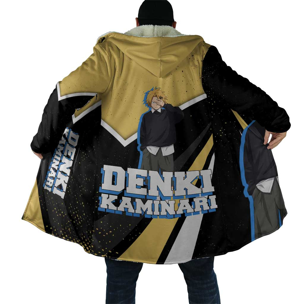 Denki Kaminari My Hero Academia Cloak Anime Grunge Splatter Graphic Style