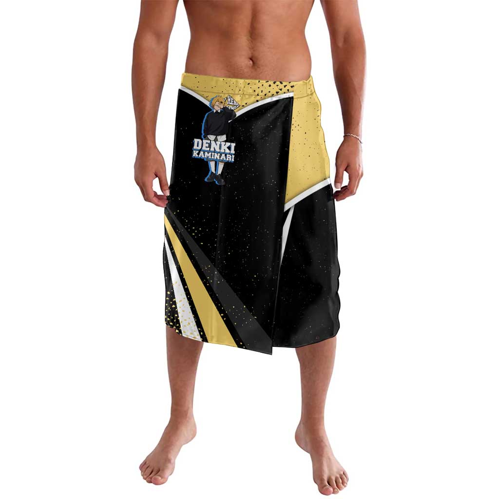 Denki Kaminari My Hero Academia Lavalava Anime Grunge Splatter Graphic Style