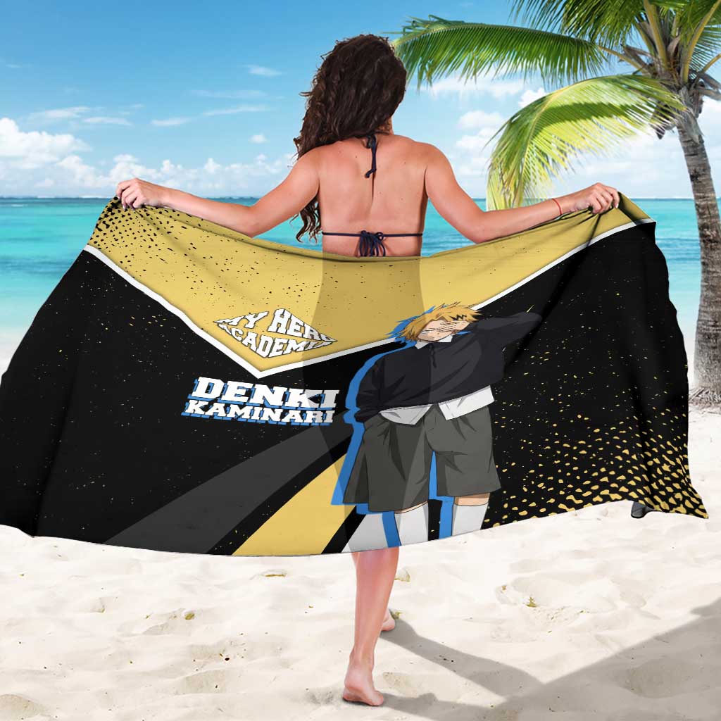 Denki Kaminari My Hero Academia Sarong Anime Grunge Splatter Graphic Style
