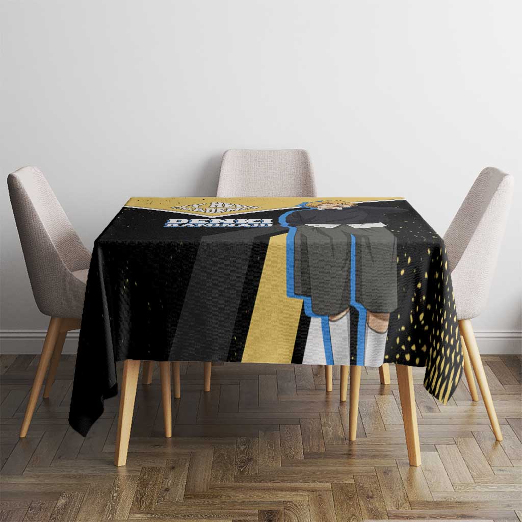 Denki Kaminari My Hero Academia Tablecloth Anime Grunge Splatter Graphic Style