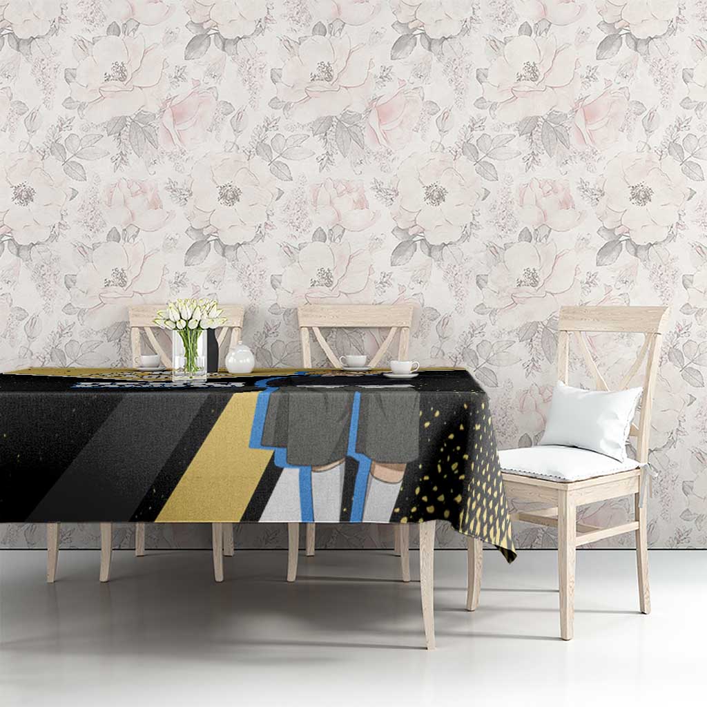 Denki Kaminari My Hero Academia Tablecloth Anime Grunge Splatter Graphic Style