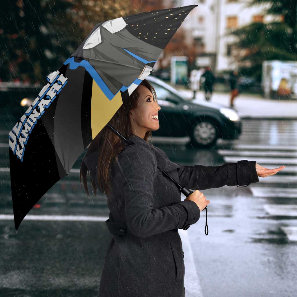 Denki Kaminari My Hero Academia Umbrella Anime Grunge Splatter Graphic Style