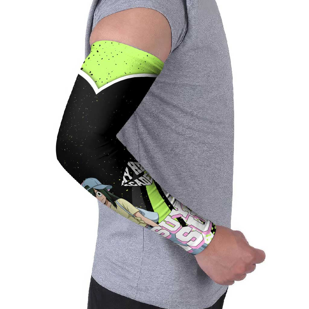 Tsuyu Asui My Hero Academia Arm Sleeves Anime Grunge Splatter Graphic Style