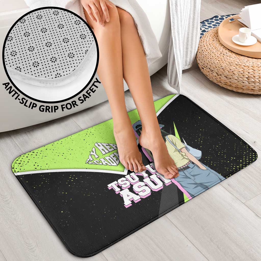 Tsuyu Asui My Hero Academia Bathroom Set Anime Grunge Splatter Graphic Style