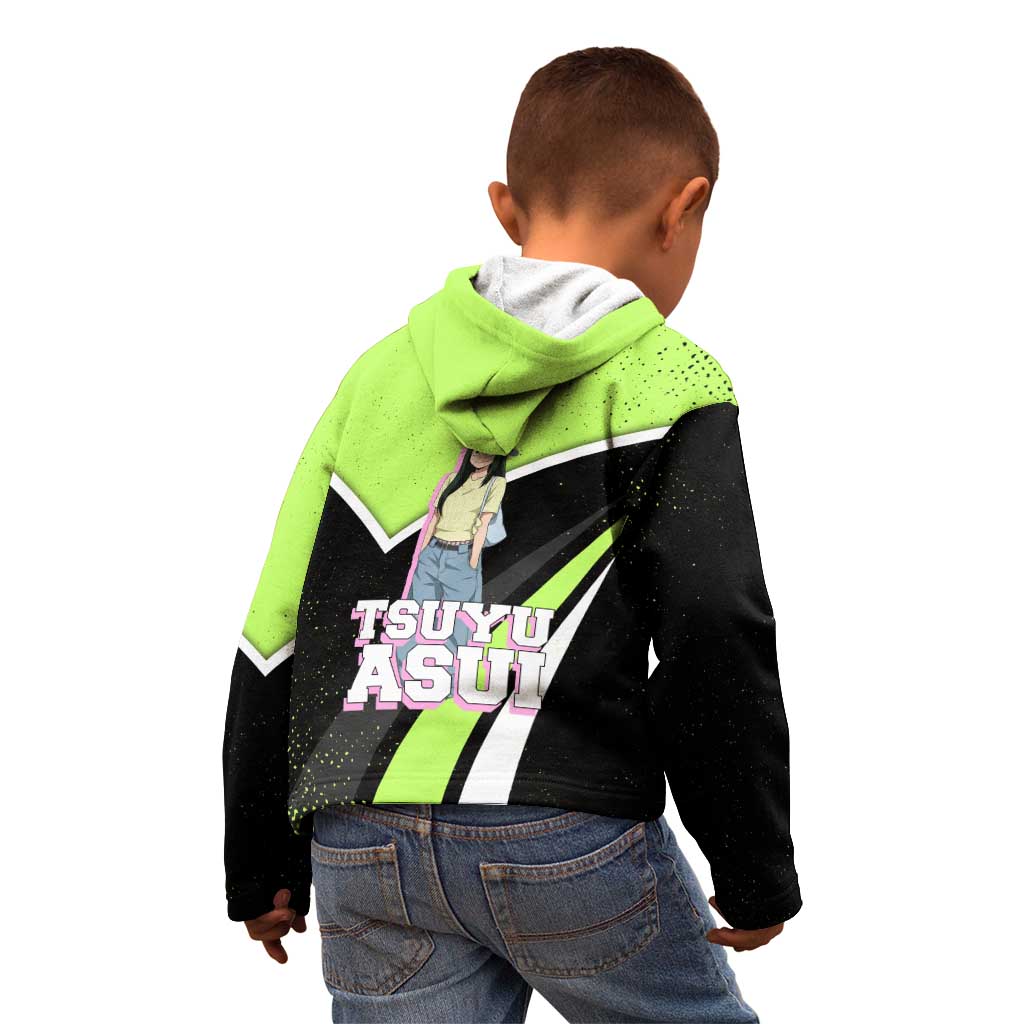 Tsuyu Asui My Hero Academia Kid Hoodie Anime Grunge Splatter Graphic Style