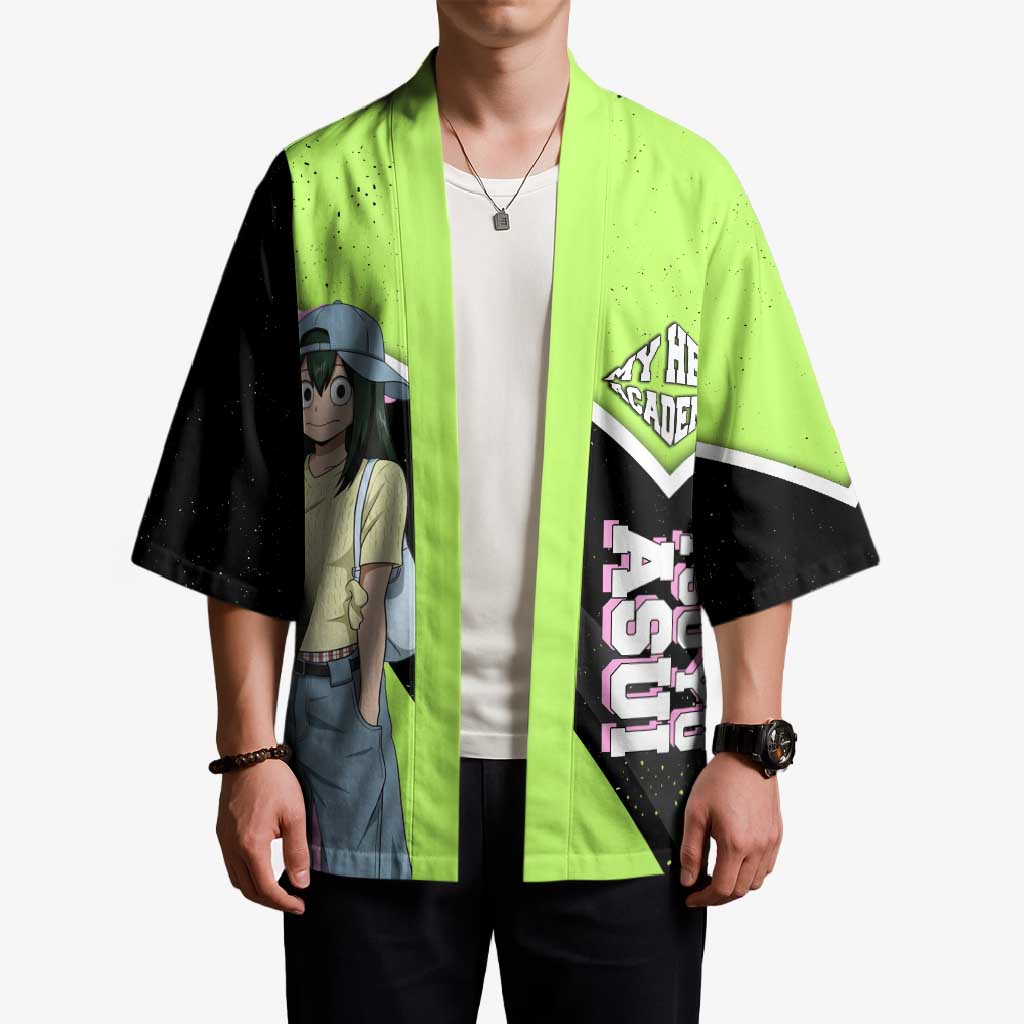 Tsuyu Asui My Hero Academia Kimono Anime Grunge Splatter Graphic Style