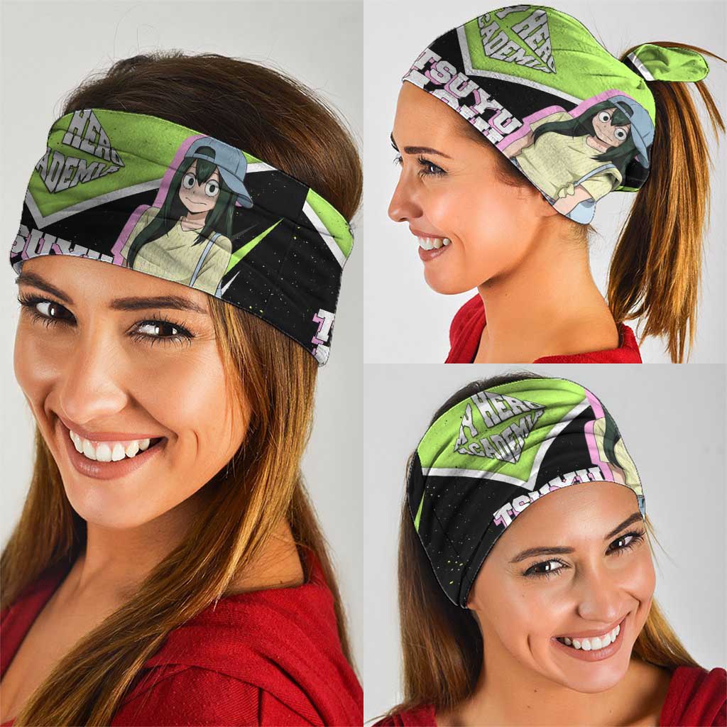Tsuyu Asui My Hero Academia Neck Gaiter Anime Grunge Splatter Graphic Style
