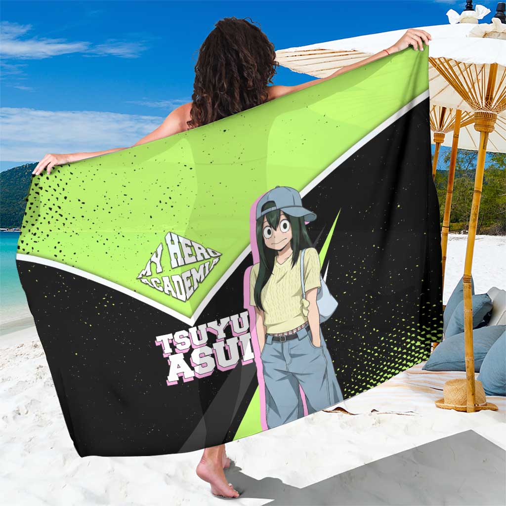 Tsuyu Asui My Hero Academia Sarong Anime Grunge Splatter Graphic Style