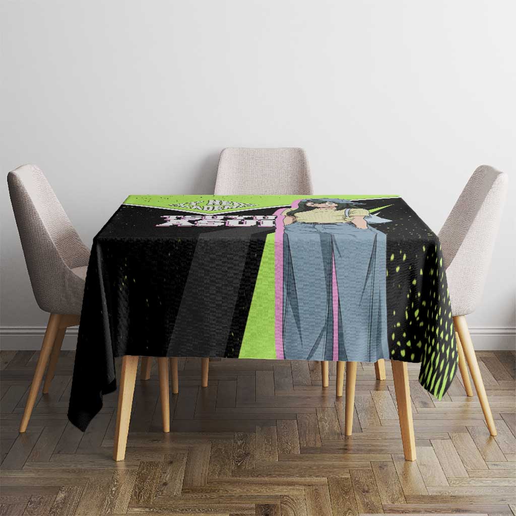 Tsuyu Asui My Hero Academia Tablecloth Anime Grunge Splatter Graphic Style