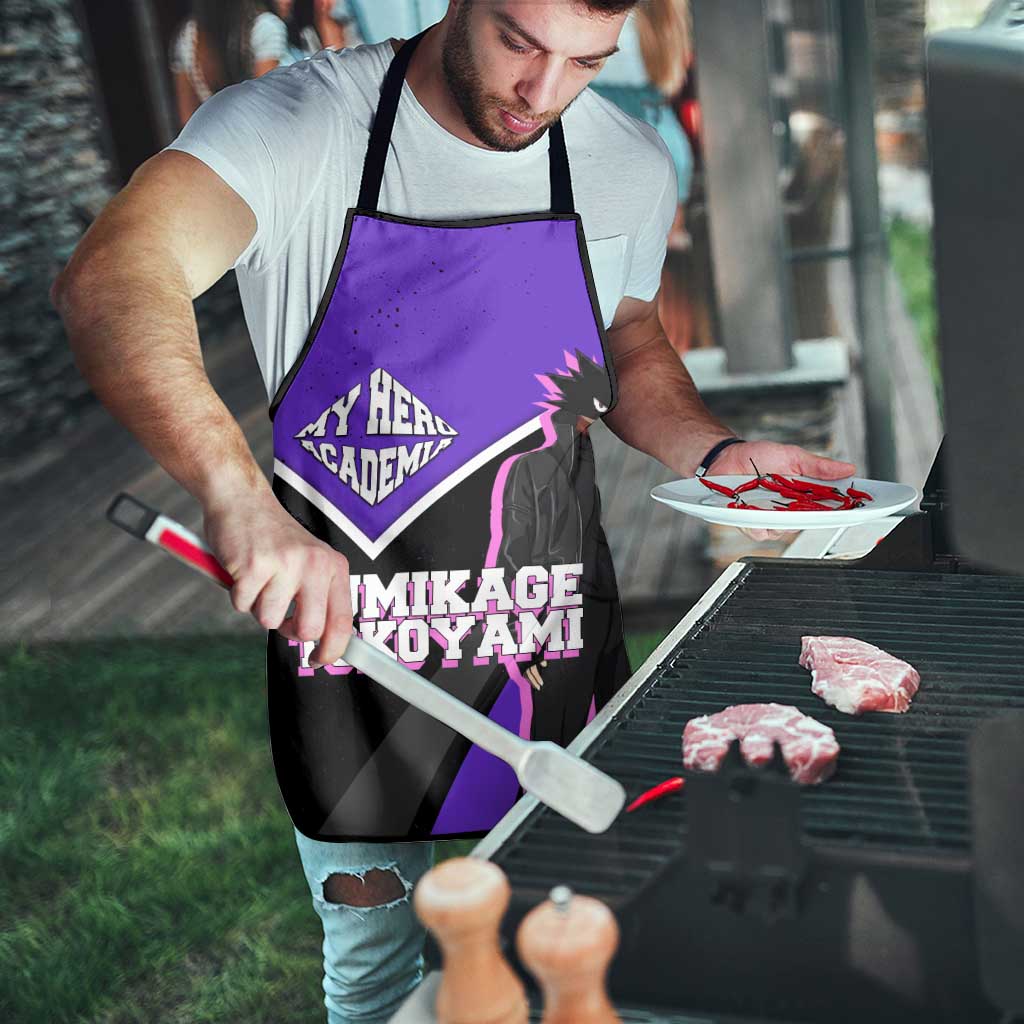 Fumikage Tokoyami My Hero Academia Apron Anime Grunge Splatter Graphic Style