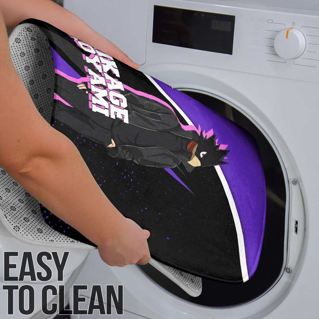 Fumikage Tokoyami My Hero Academia Bathroom Set Anime Grunge Splatter Graphic Style