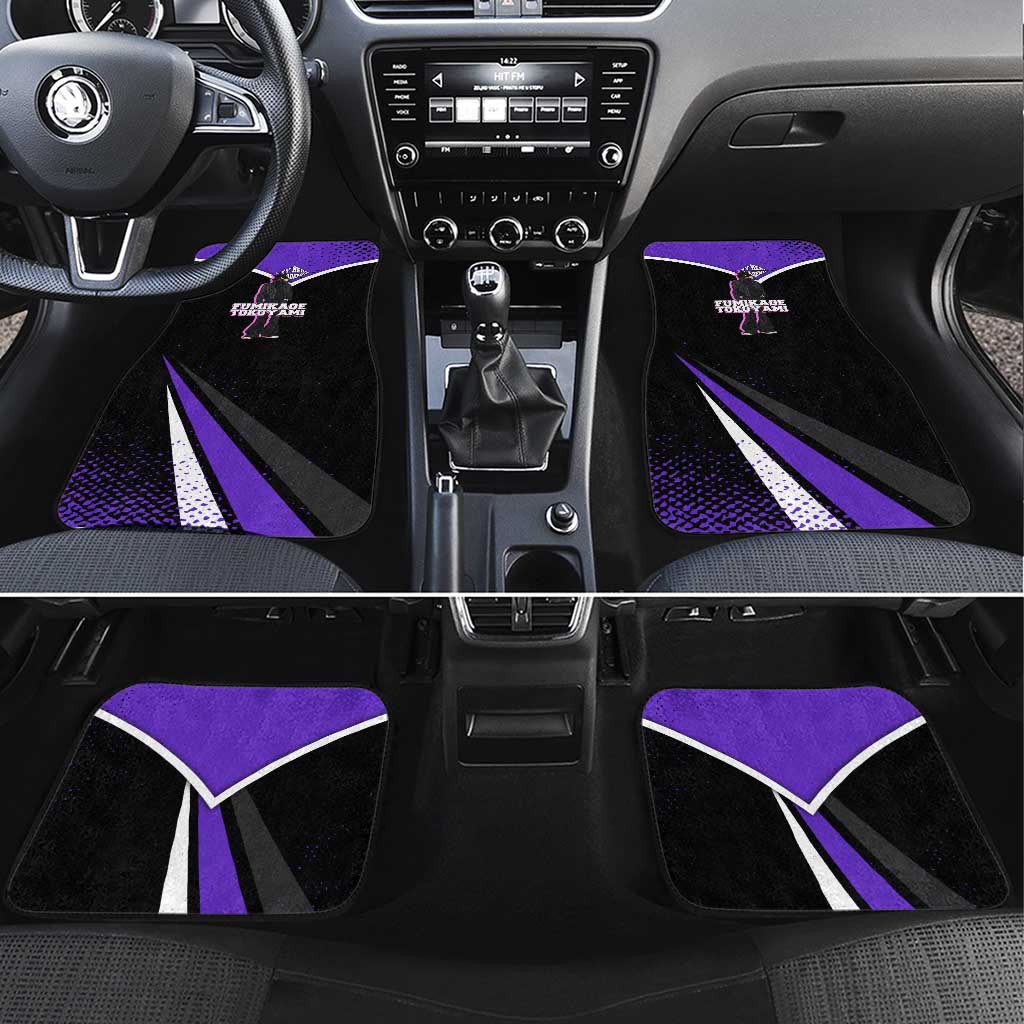 Fumikage Tokoyami My Hero Academia Car Mats Anime Grunge Splatter Graphic Style