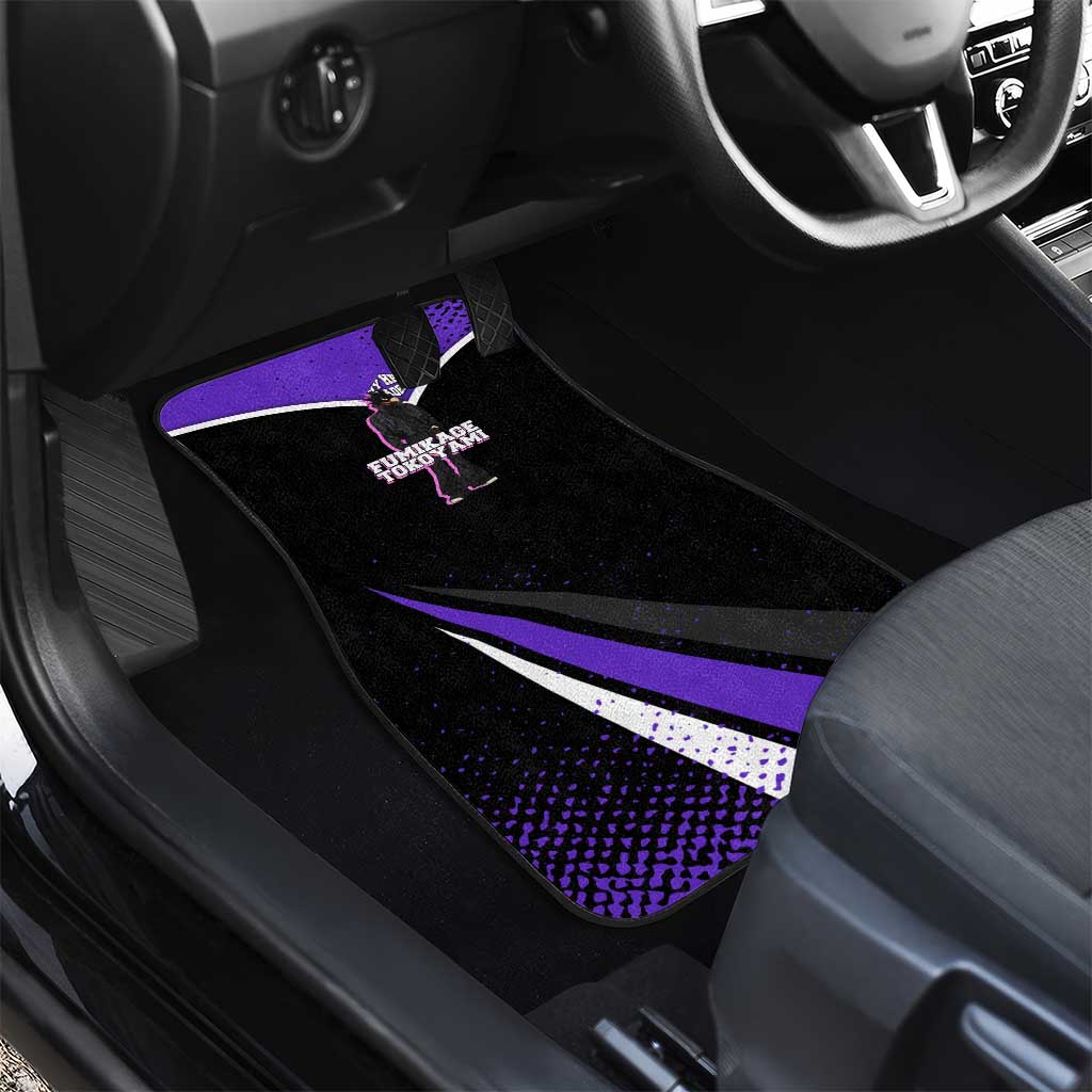Fumikage Tokoyami My Hero Academia Car Mats Anime Grunge Splatter Graphic Style