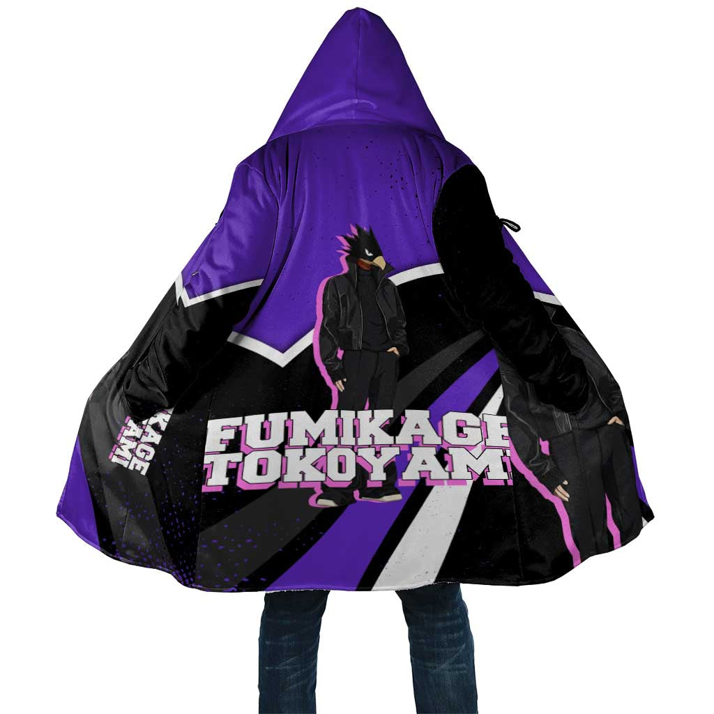Fumikage Tokoyami My Hero Academia Cloak Anime Grunge Splatter Graphic Style