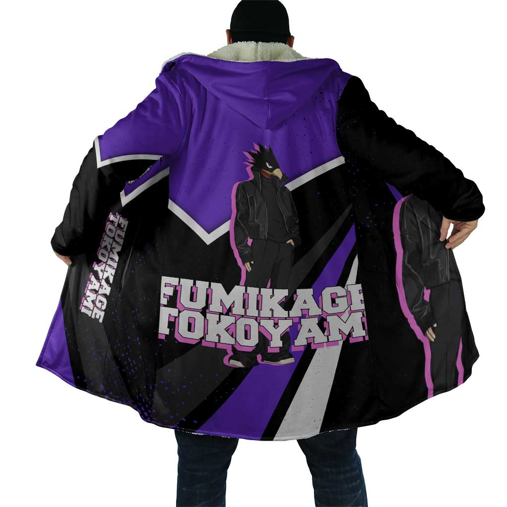 Fumikage Tokoyami My Hero Academia Cloak Anime Grunge Splatter Graphic Style