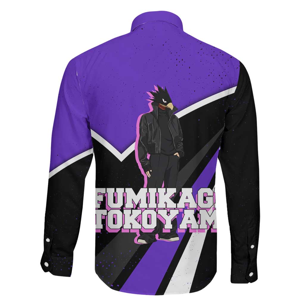 Fumikage Tokoyami My Hero Academia Family Matching Puletasi and Hawaiian Shirt Anime Grunge Splatter Graphic Style