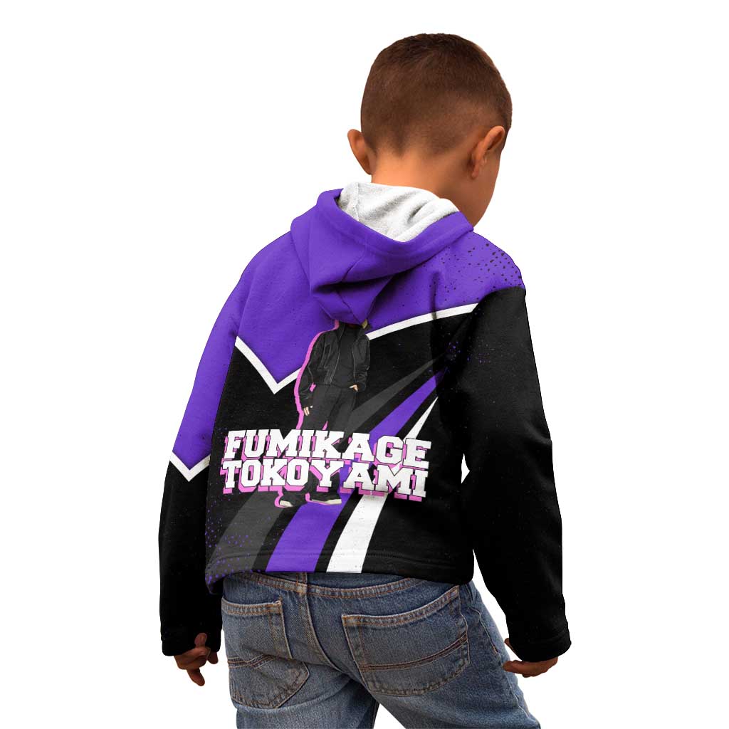 Fumikage Tokoyami My Hero Academia Kid Hoodie Anime Grunge Splatter Graphic Style