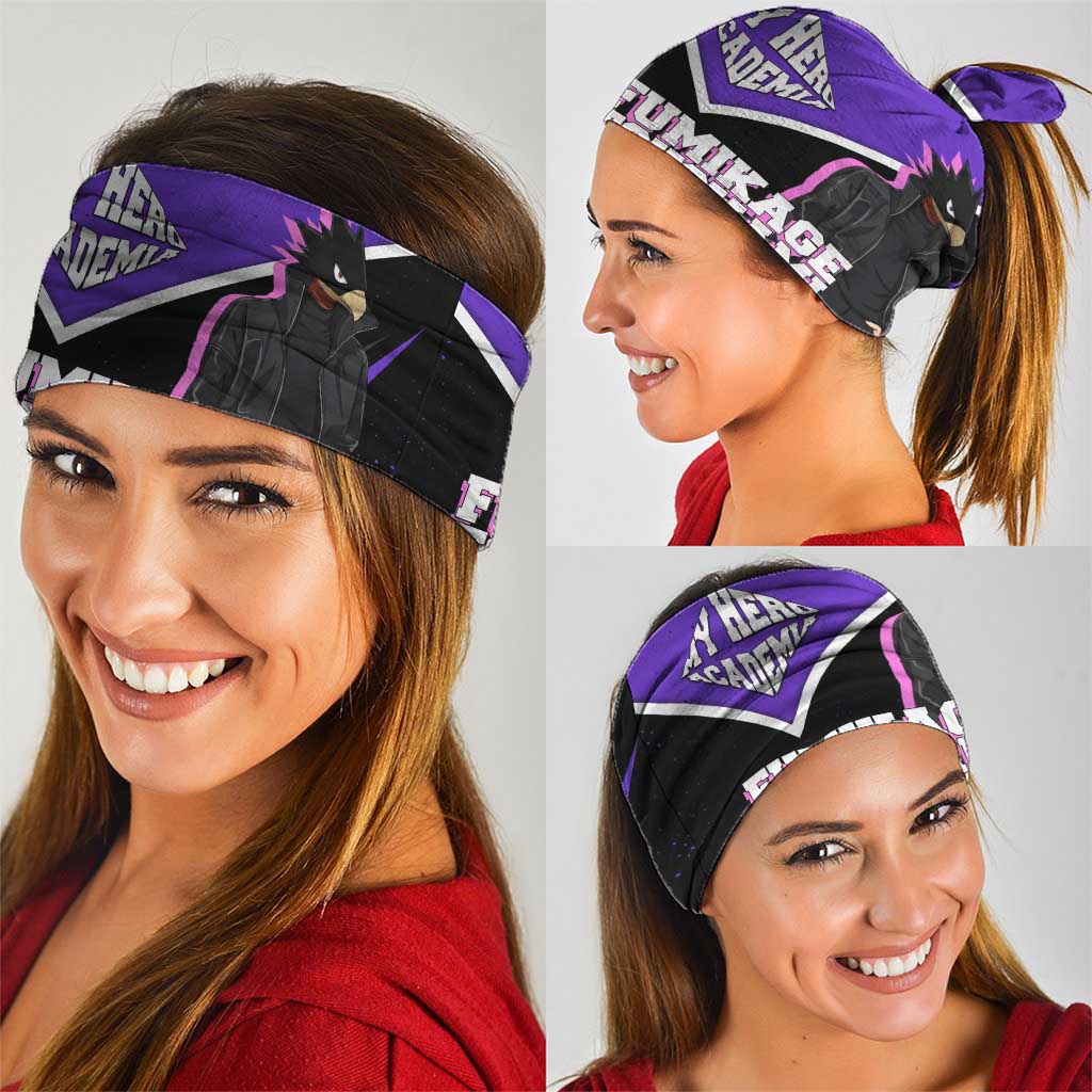 Fumikage Tokoyami My Hero Academia Neck Gaiter Anime Grunge Splatter Graphic Style