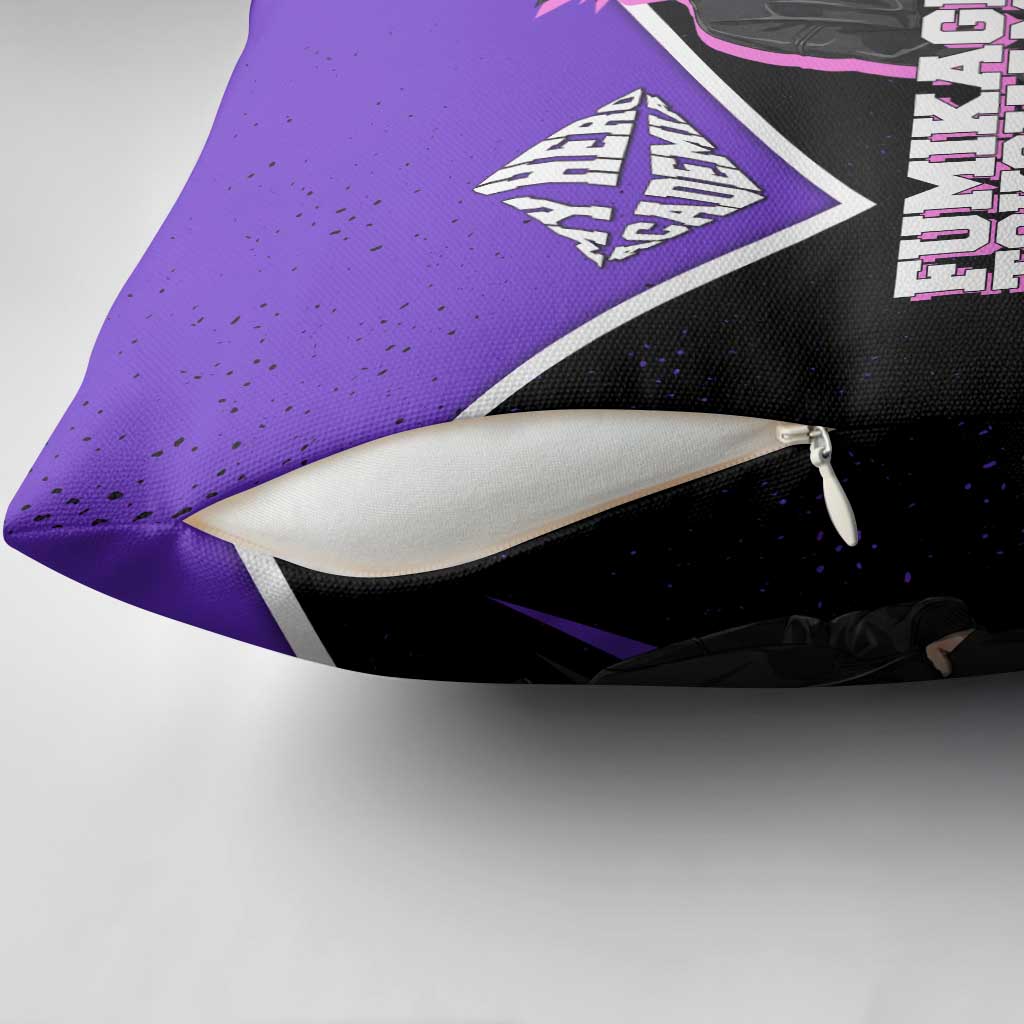 Fumikage Tokoyami My Hero Academia Pillow Cover Anime Grunge Splatter Graphic Style